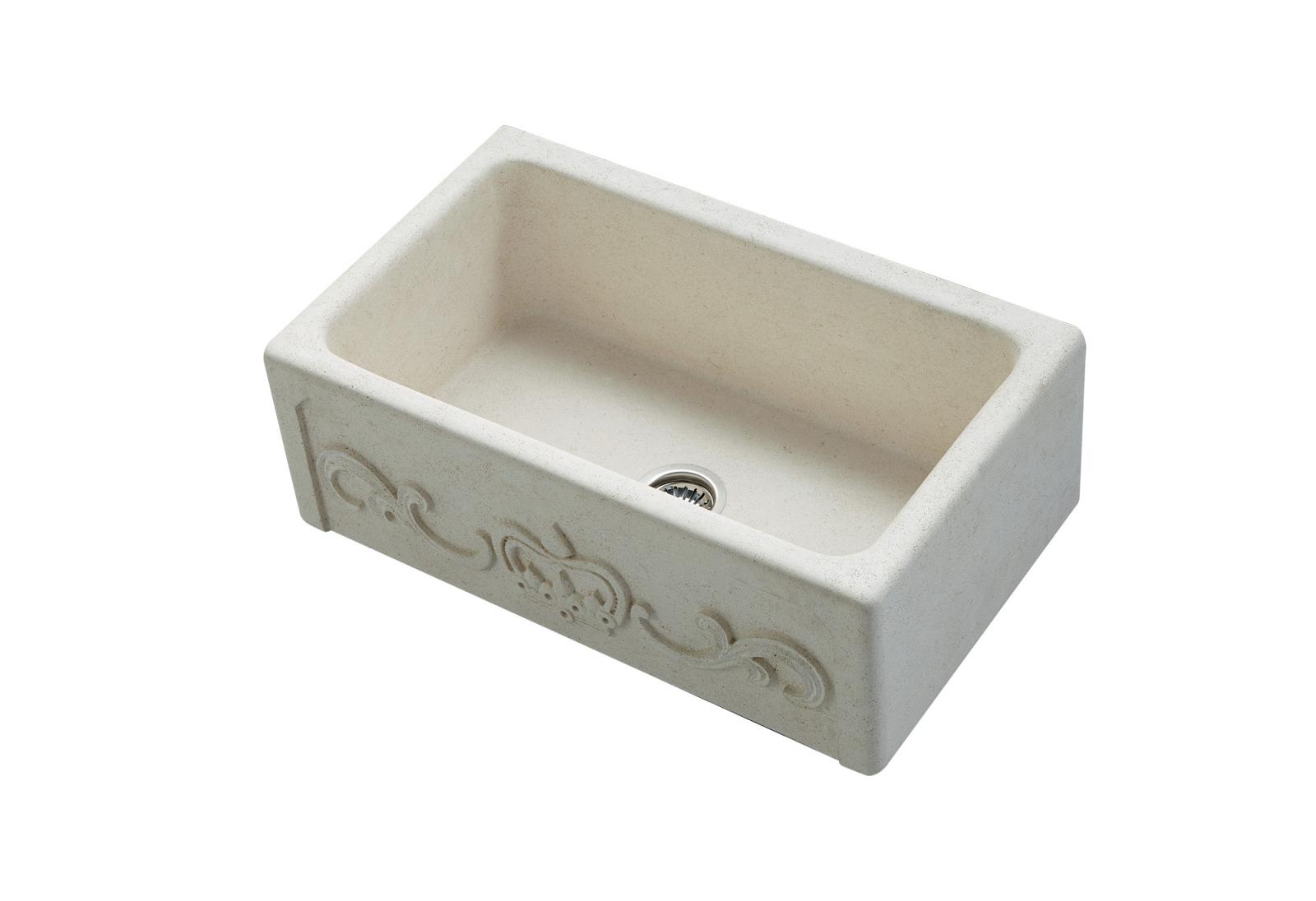 High-quality sink Childéric le grand - one bowl, stone - ambience 1