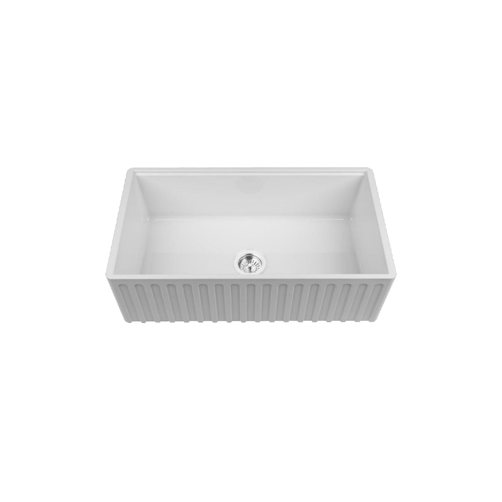 High-quality sink Louis Le Grand III - single bowl, ceramic