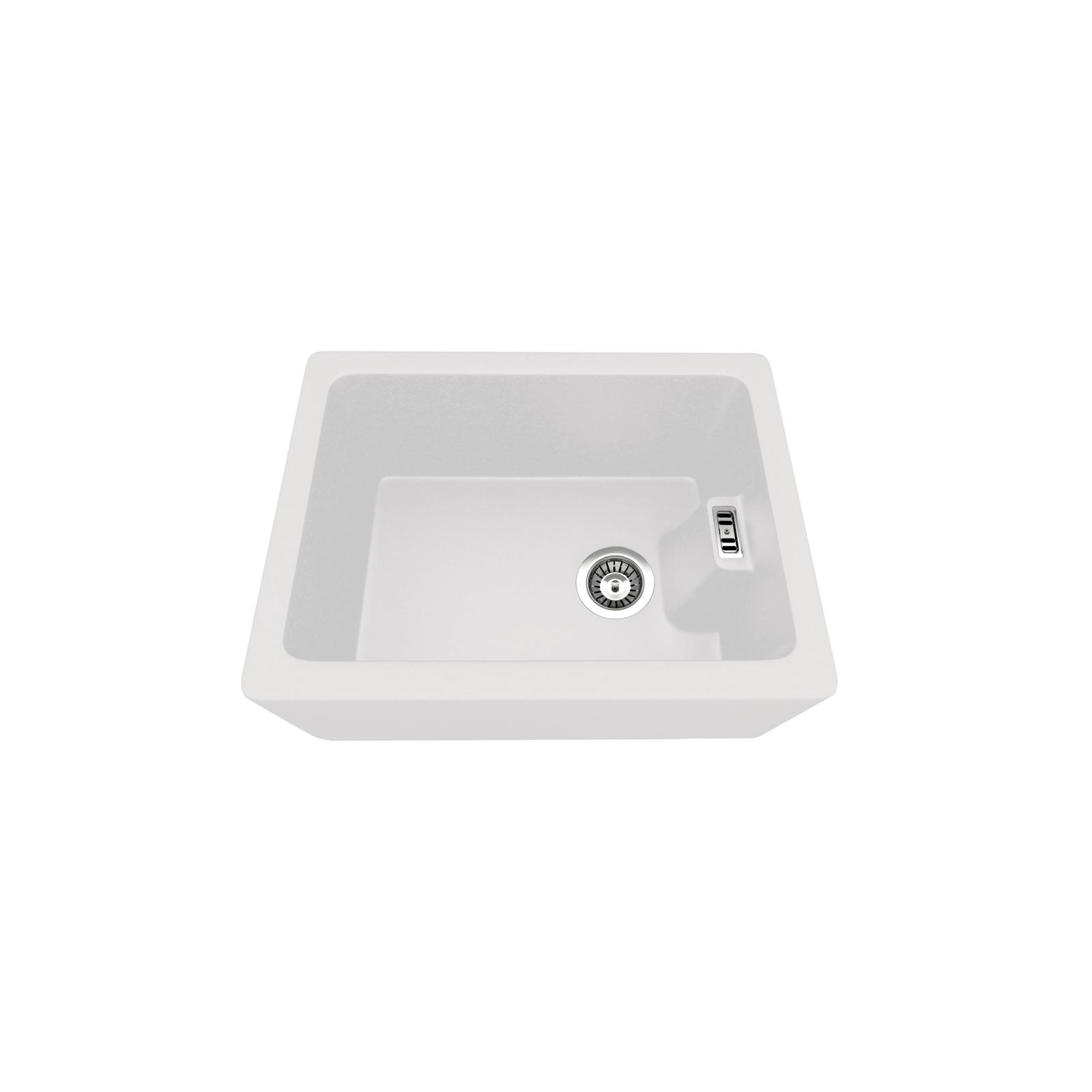 High-quality sink Clovis granit white - one bowl