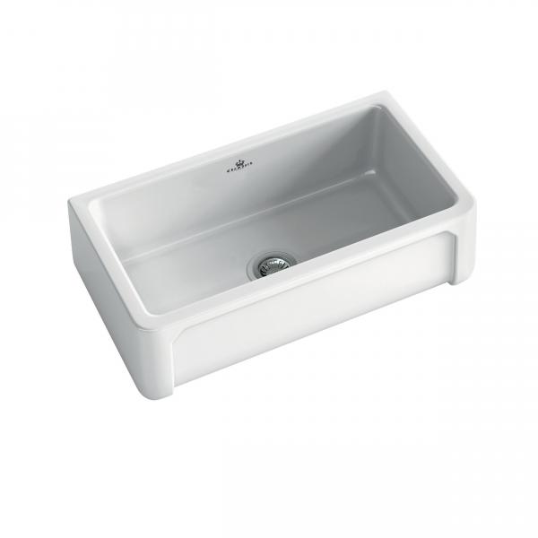 High-quality sink Henri II - single bowl, ceramic - ambience 1