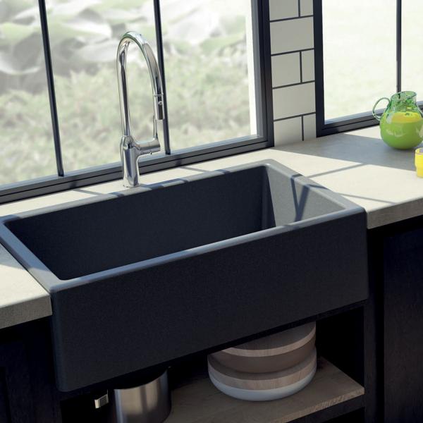 High-quality sink Philippe granit titanium gray ambiente - one bowl
