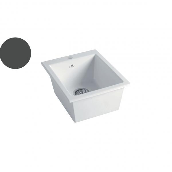 High-quality sink Constance dark grey