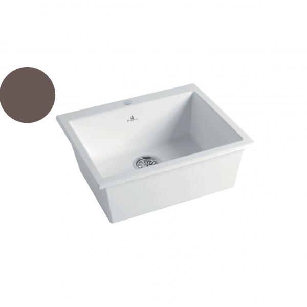 High-quality sink Constance II taupe