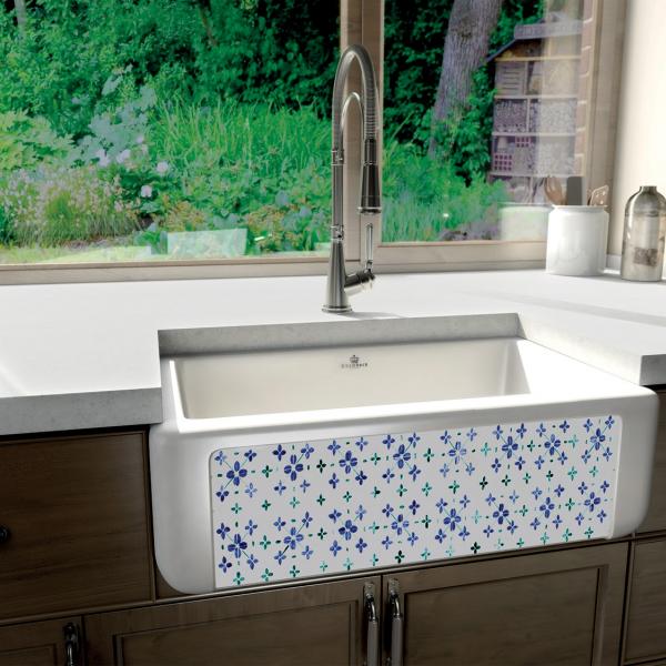 High-quality sink Henri II Le Grand Bretagne - single bowl, ceramic 