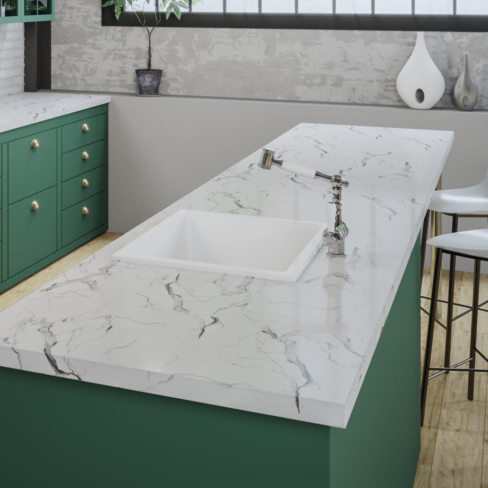 High-quality sink Constance white - ambiente 2
