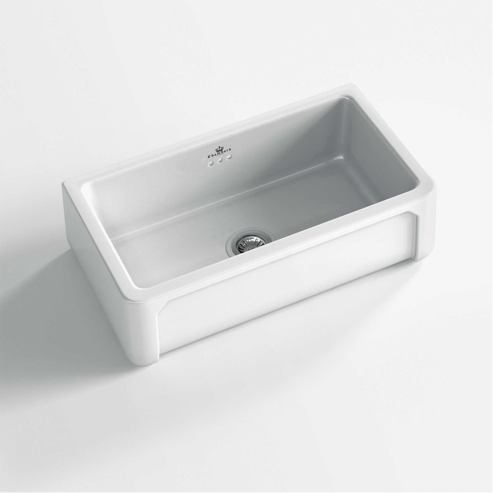 High-quality sink Henri II - single bowl, ceramic