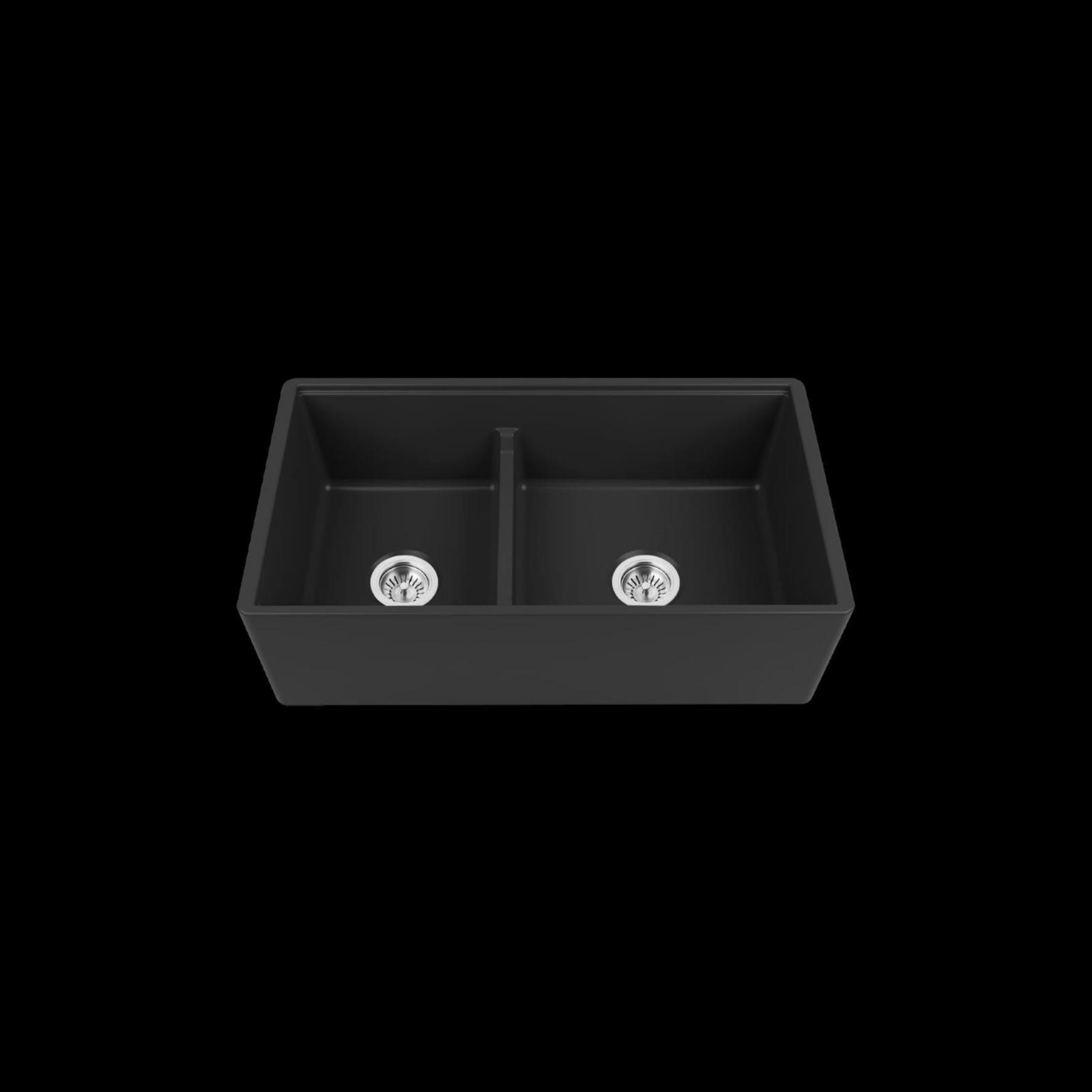 High-quality sink Louis Le Grand II black - single bowl, ceramic - 2