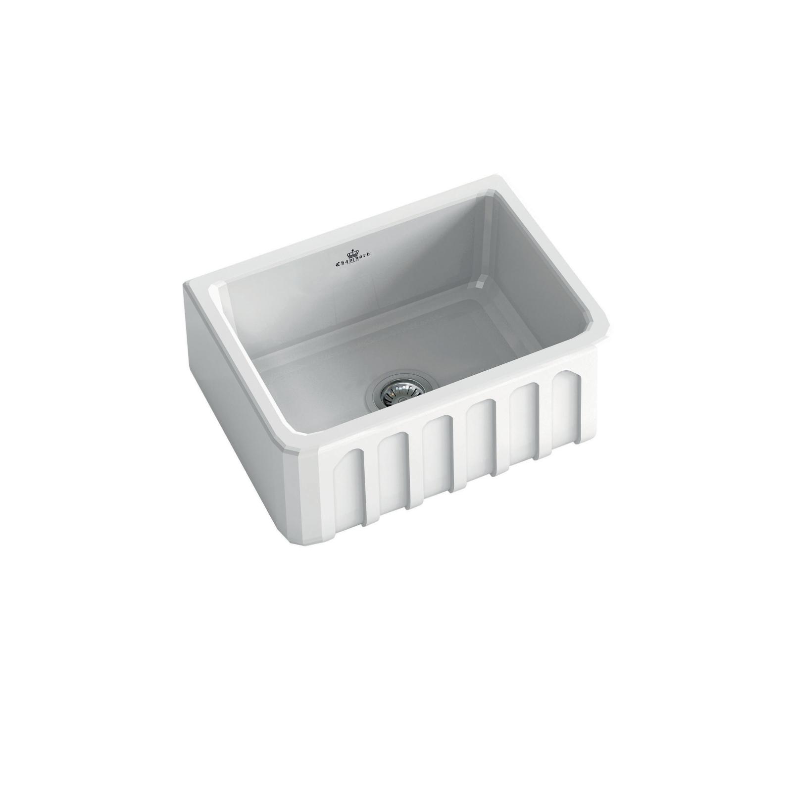 High-quality sink Louis I - single bowl, ceramic - ambience 3