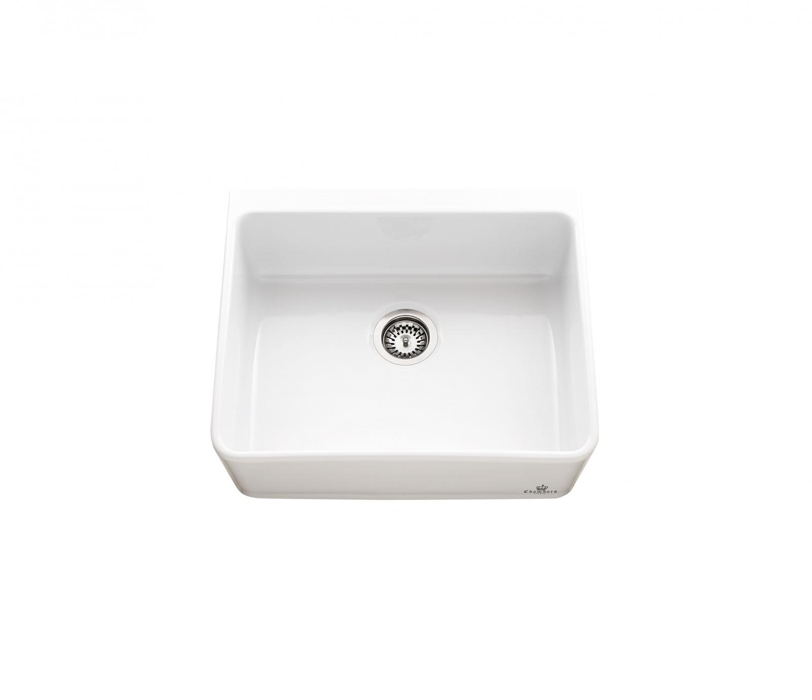 High-quality sink Clotaire I - single bowl, ceramic - ambience 2
