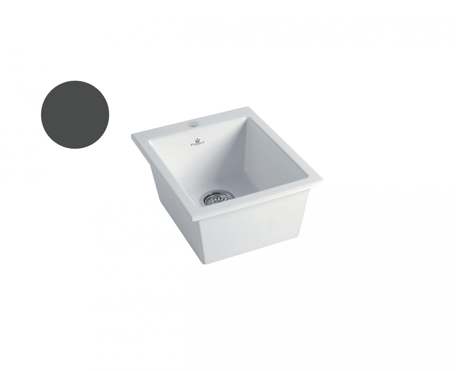 High-quality sink Constance dark grey
