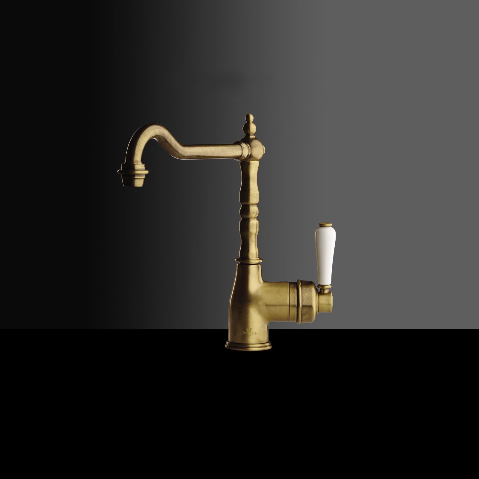 High-quality single lever tap Charlotte - Bronze