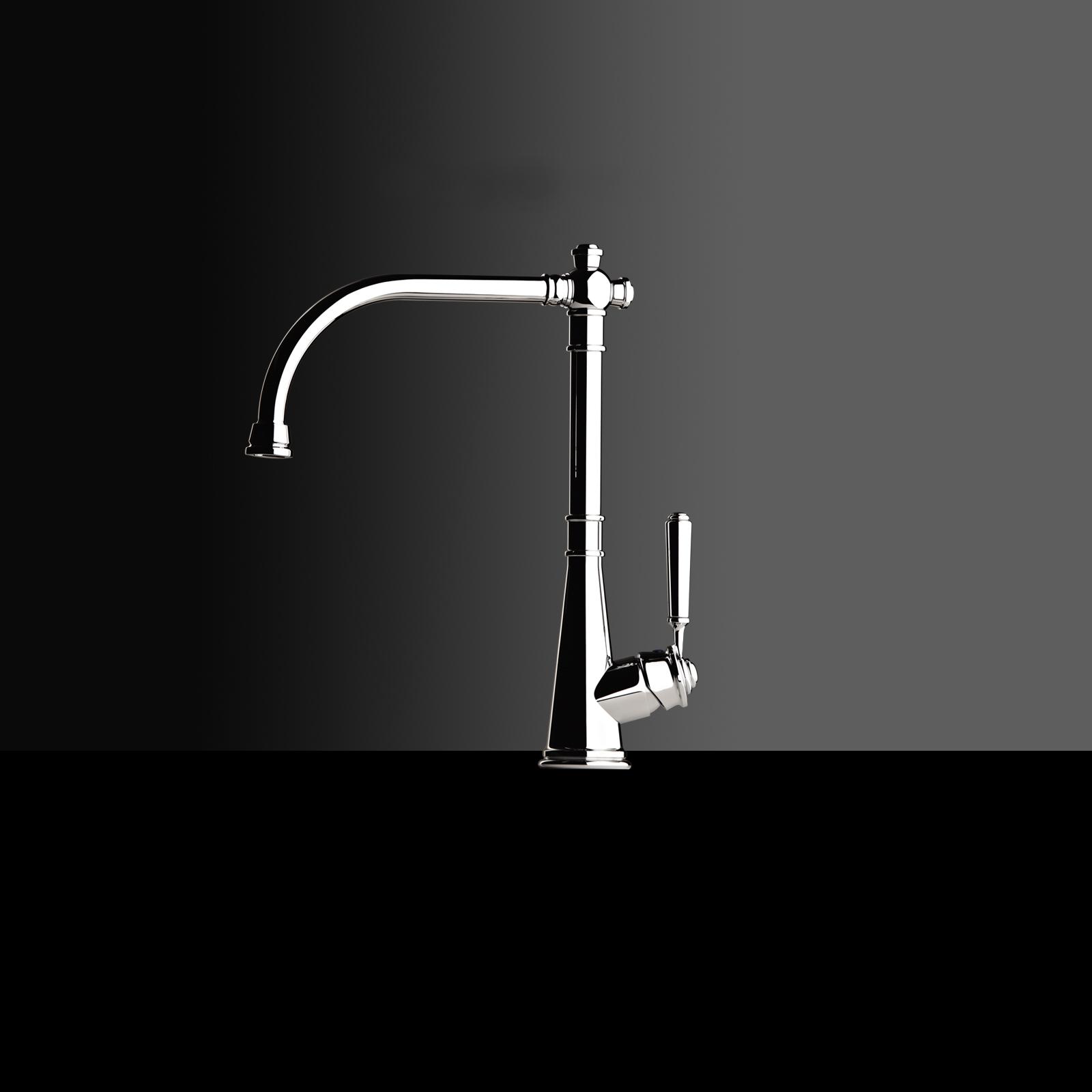 High-quality single lever tap Victor - pull out spray - Chrome