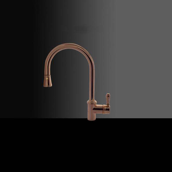 High-quality single lever tap Augustin - Pink Gold