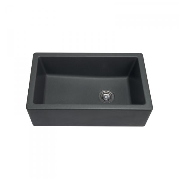 High-quality sink Philippe II granit gray titanium - one bowl