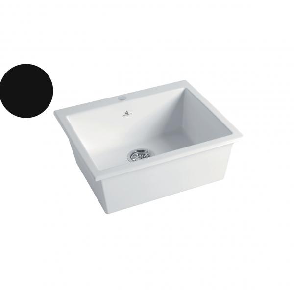 High-quality sink Constance II black